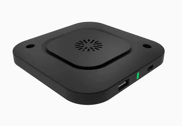 Alt view image 6 of 6 - Desky Hidden Under Desk Wireless Charger - White