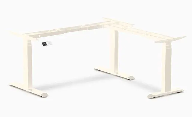Alt view image 5 of 5 - Desky Sit Stand L-Shape Desk Frame - Space Grey