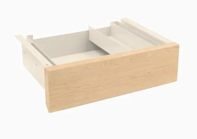 Main image of Desky Minimal Under Desk Drawer - Maple Hardwood / Wheat