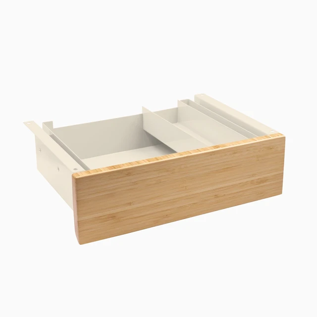 Main image of Desky Minimal Under Desk Drawer - Bamboo / Wheat