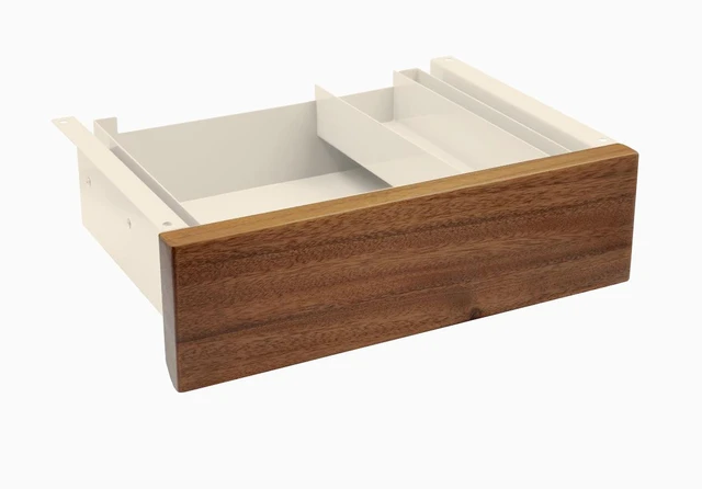 Main image of Desky Minimal Under Desk Drawer - Saman Hardwood / Wheat