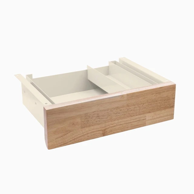 Main image of Desky Minimal Under Desk Drawer - Natural Rubberwood / Wheat