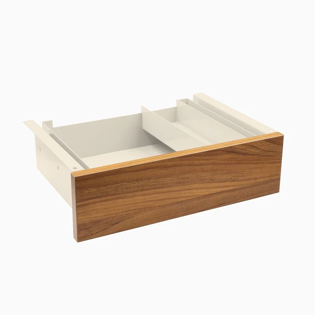 Main image of Desky Minimal Under Desk Drawer - Prime Oak Laminate / Wheat