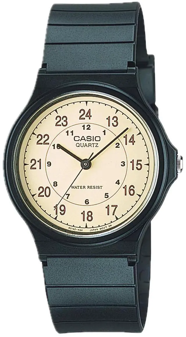 Alt view image 6 of 6 - Casio 3-Hand Analog Water Resistant Watch (Black)