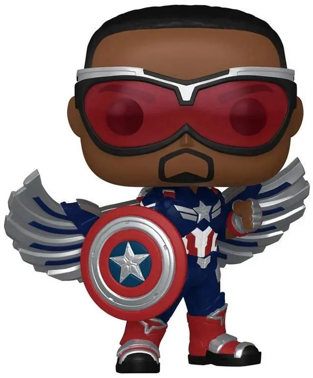 Alt view image 2 of 3 - Funko POP Marvel Captain America Brave New World Captain America Sam Wilson - 75990