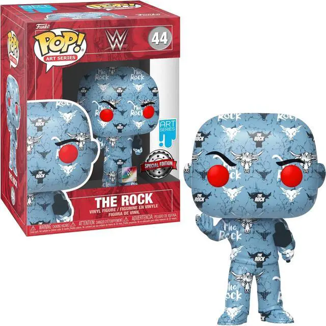Alt view image 3 of 5 - Funko POP! Artist Series: WWE - The Rock #44 w/Case ( Walmart Exclusive Edition)