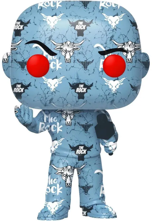 Alt view image 5 of 5 - Funko POP! Artist Series: WWE - The Rock #44 w/Case ( Walmart Exclusive Edition)