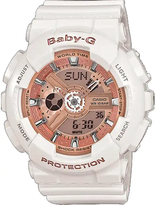 Alt view image 9 of 9 - Casio Baby-G White Ani-Digi 3D Watch BA110-7A1