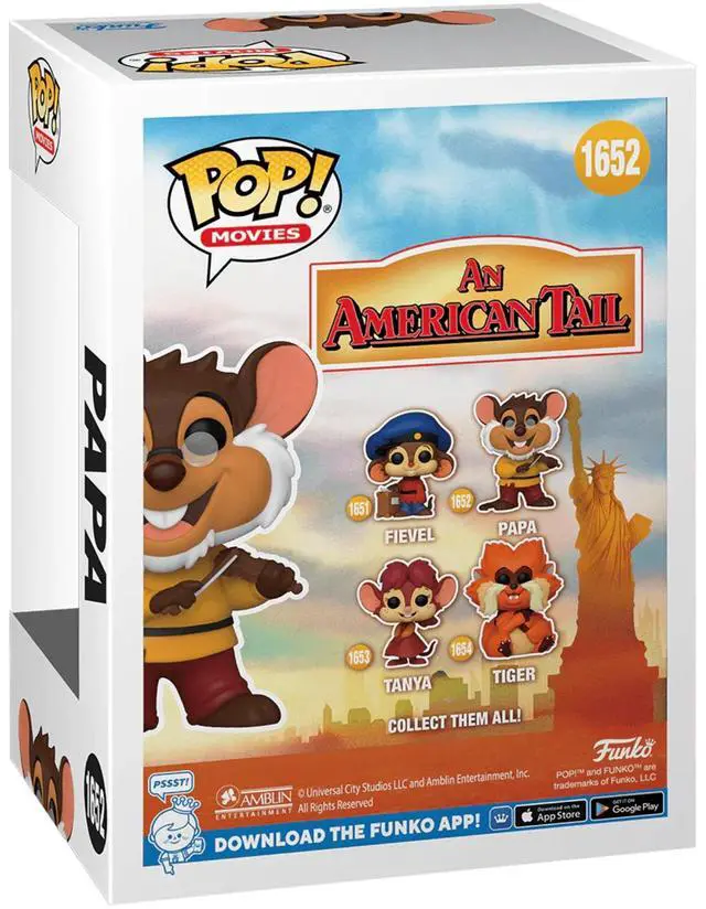 Alt view image 3 of 4 - Funko POP Movies An American Tail Papa - 81202