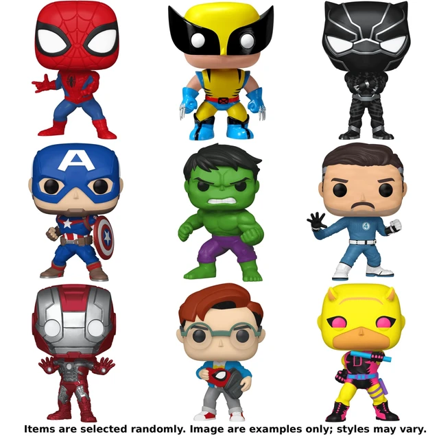 Alt view image 3 of 4 - Pack of 8 Surprise Marvel Funko Pop! Randomly Selected
