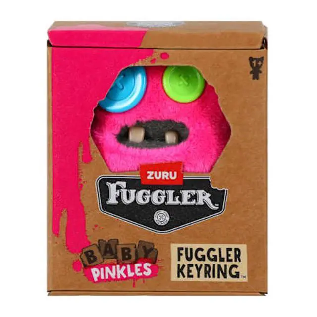 Alt view image 3 of 4 - ZURU Fuggler Baby Pinkles Sasquoosh 3.5 Inch Plush Keychain