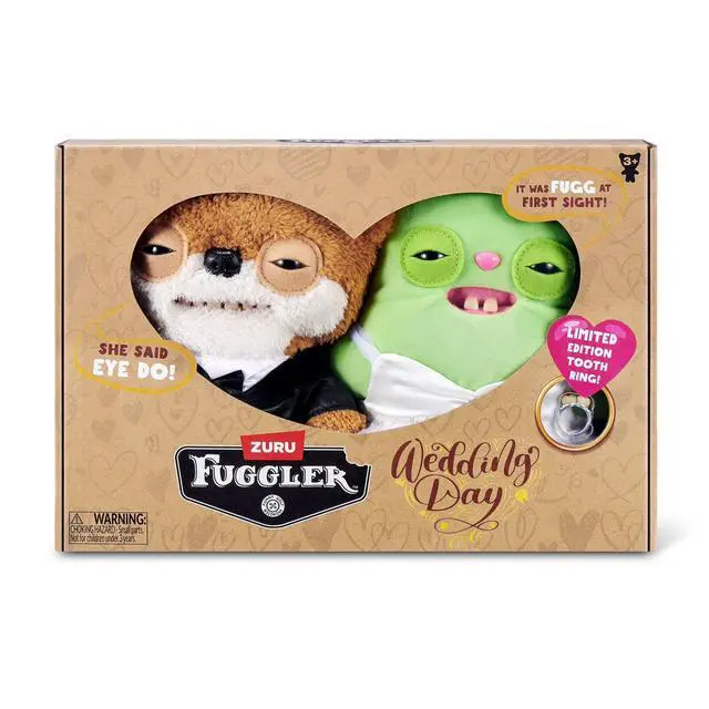 Alt view image 2 of 4 - Zuru Fuggler Limited Edition Wedding Fuggs 2-Pack 9 Inch Plush Set