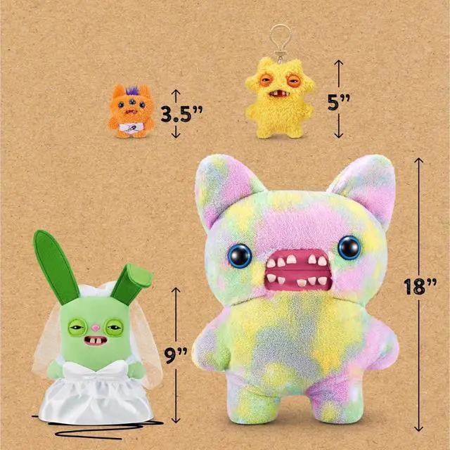 Alt view image 4 of 4 - Zuru Fuggler Limited Edition Wedding Fuggs 2-Pack 9 Inch Plush Set