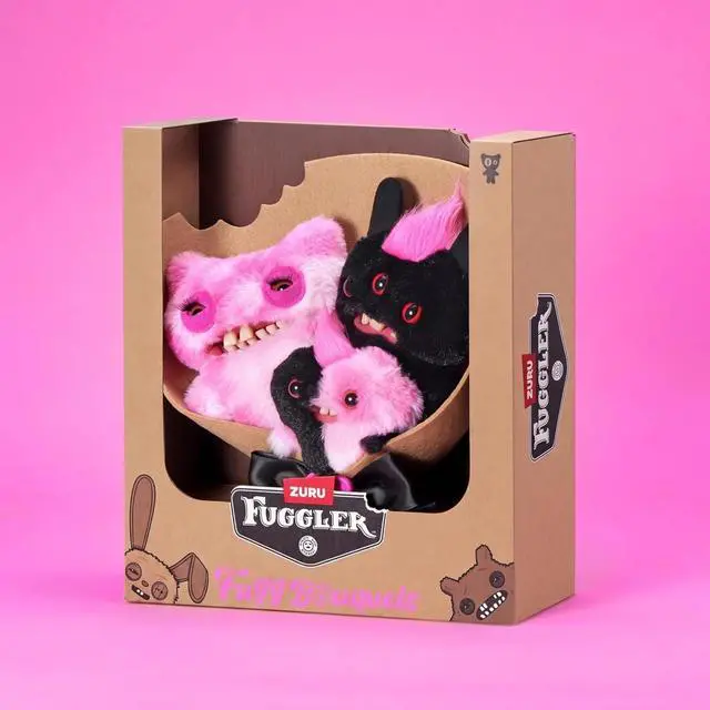 Alt view image 2 of 4 - Zuru Fuggler Special Feature Bouquet Plush Series 1 - Munch Munch, Reek-o, Munch-o