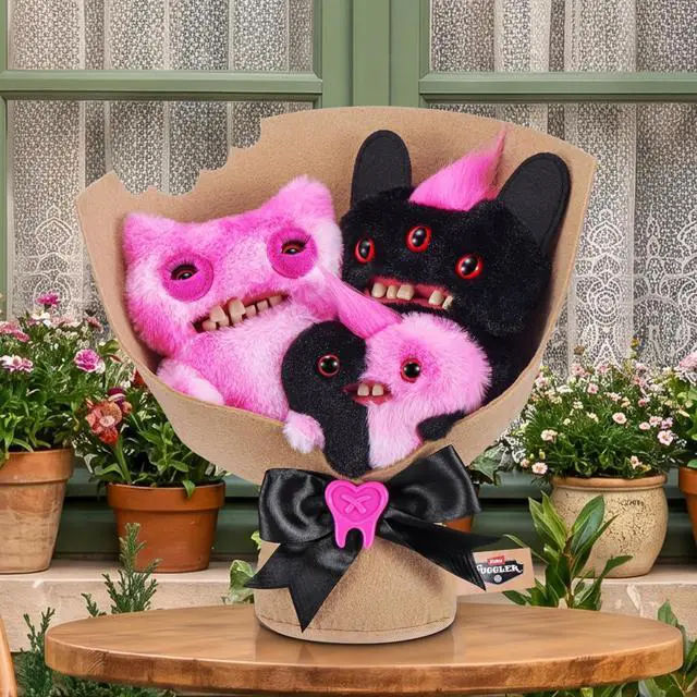 Alt view image 3 of 4 - Zuru Fuggler Special Feature Bouquet Plush Series 1 - Munch Munch, Reek-o, Munch-o
