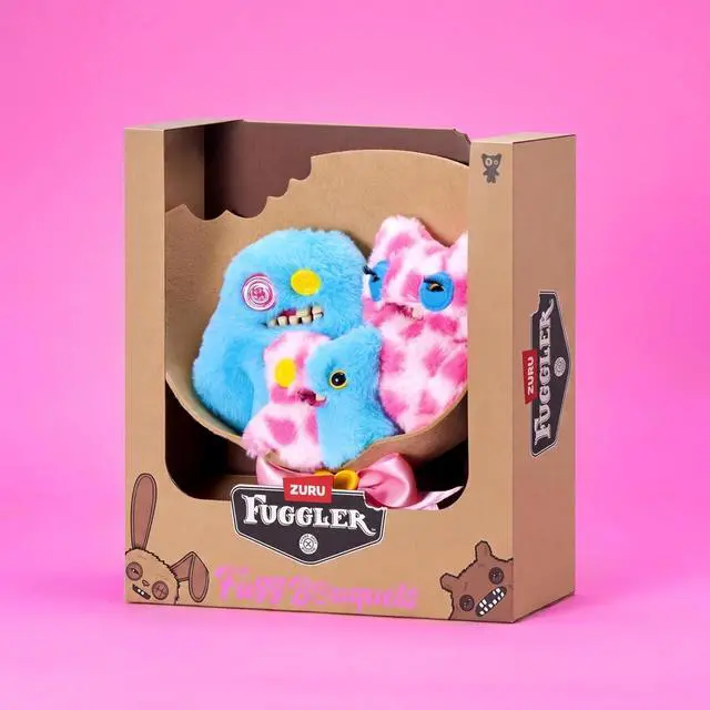 Alt view image 2 of 4 - Zuru Fuggler Special Feature Bouquet Plush Series 1 - Sasquoosh, Stinkface, Squooshface