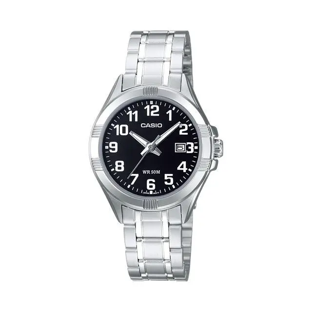 Main image of Casio Womens Silver Stainless Steel Analog Watch - LTP-1308D-1BVDF
