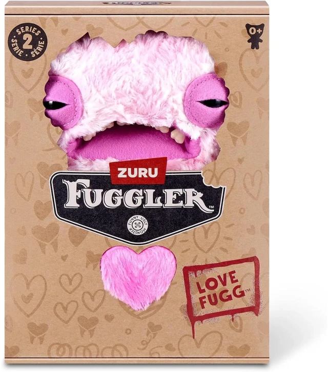 Alt view image 3 of 4 - Zuru Fuggler Love Fuggs - Pink Wide Eyes Weirdo 9 Inch Plush Toy