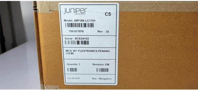 Alt view image 2 of 2 - Juniper JNP10K-LC1101, 30x100GbE/30x40GbE line card