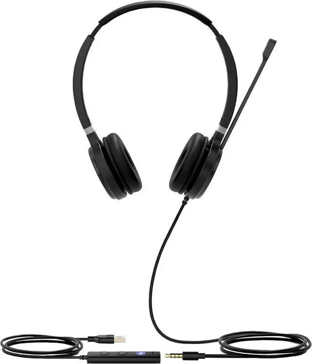 Main image of Yealink Headset 1308062 UH36 Dual Teams USB-C Wired Noise-canceling microphone