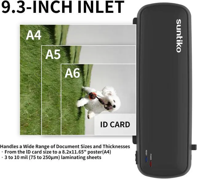 Alt view image 4 of 7 - Woolsche  4-In-1Laminator Machine,It has Quick Warm-Up, Fast Laminating Documentation and Photos, Increases Their Long-Term Color Preservation. Suitable for Family, Office and School,A4/A5/A6 Size