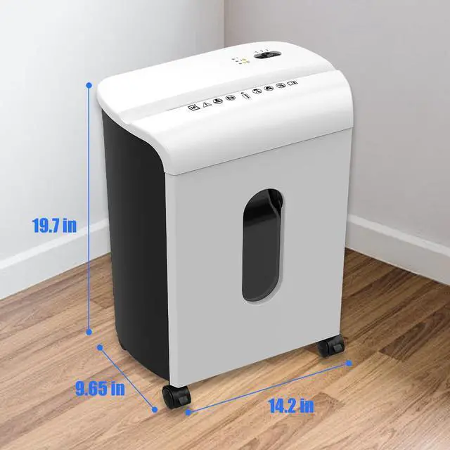 Alt view image 2 of 6 - Woolsche Paper Shredder, 15-Sheet Cross Cut with 18 Liters Pull Out Bin, P-4 Security Level, Shred Paper and Credit Card, Durable&Fast with Auto Jam Proof System Shredder for Office