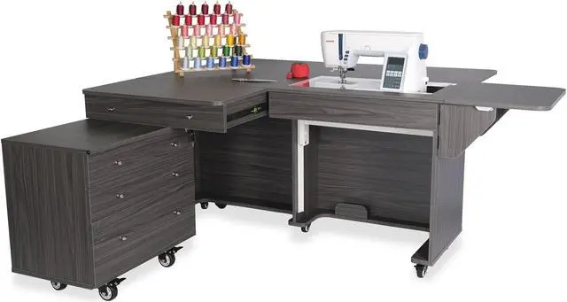 Main image of Kangaroo & Joey Sewing Cabinet (Grey)