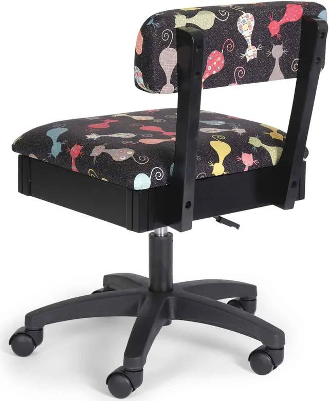 Main image of Arrow Sewing Hydraulic Sewing Chairs: Cat's Meow Black