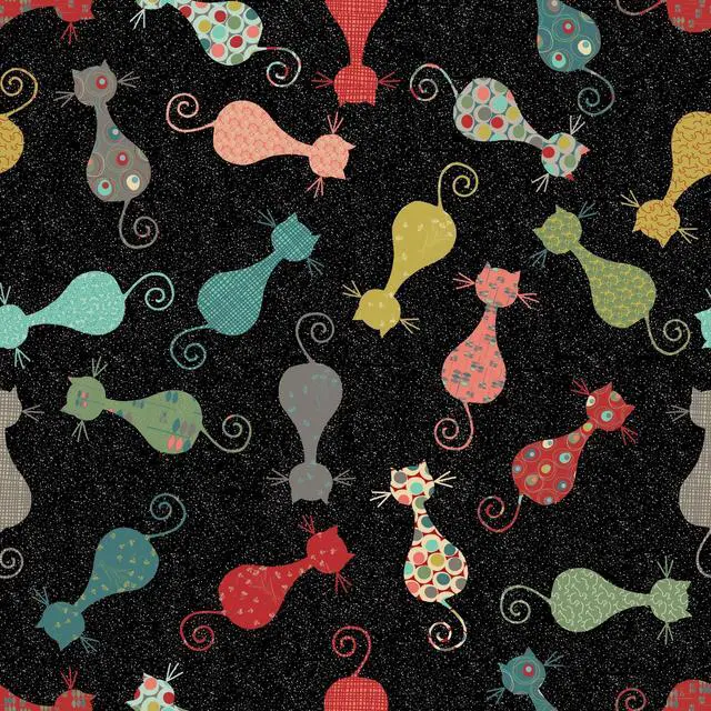 Alt view image 5 of 5 - Arrow Sewing Hydraulic Sewing Chairs: Cat's Meow Black