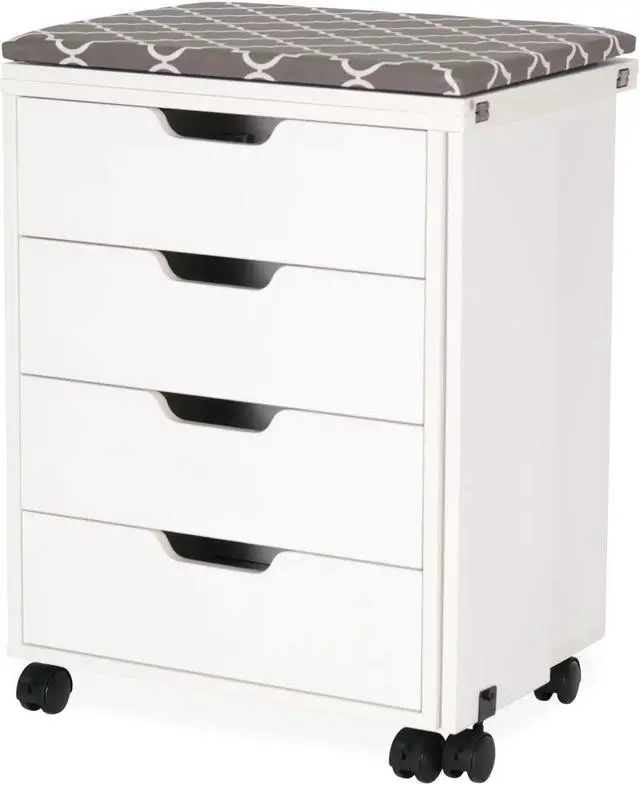Alt view image 2 of 2 - Arrow Sewing Shirley Storage Cabinet White