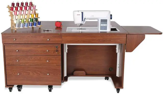 Alt view image 5 of 6 - Kangaroo & Joey Sewing Cabinet (Teak)