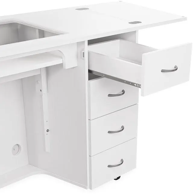 Alt view image 5 of 7 - Arrow Sewing Harriet Sewing Cabinet Ash White