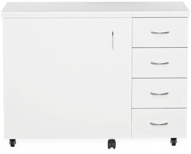 Alt view image 2 of 7 - Arrow Sewing Harriet Sewing Cabinet Ash White