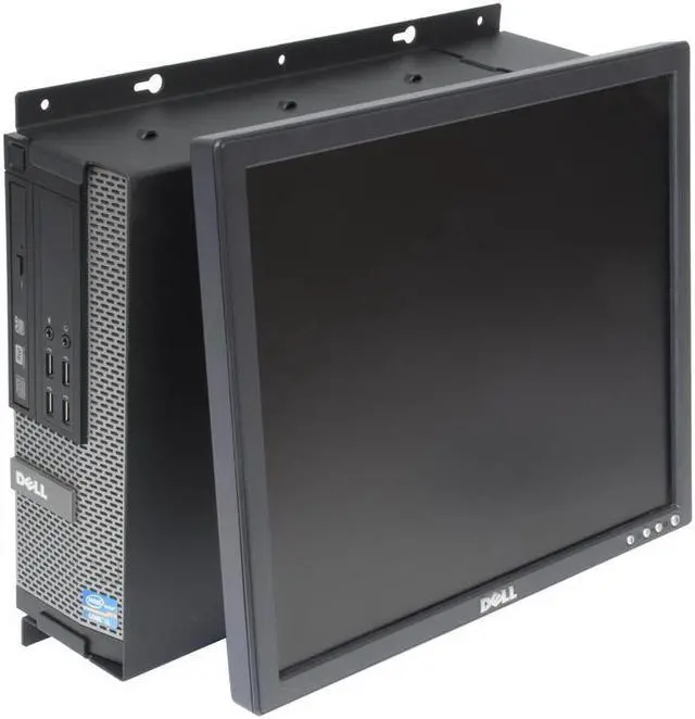 Main image of Rack Solution - 104-2323 - Rack Solutions Wall Mount for Flat Panel Display, Desktop Computer - 50 lb Load Capacity -