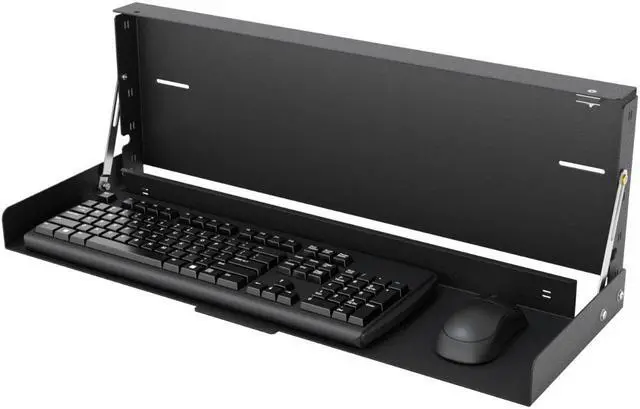 Alt view image 2 of 2 - Rack Solution - 104-2795 - Rack Solutions Wall Mount for Keyboard - Black Powder Coat - Black Powder Coat