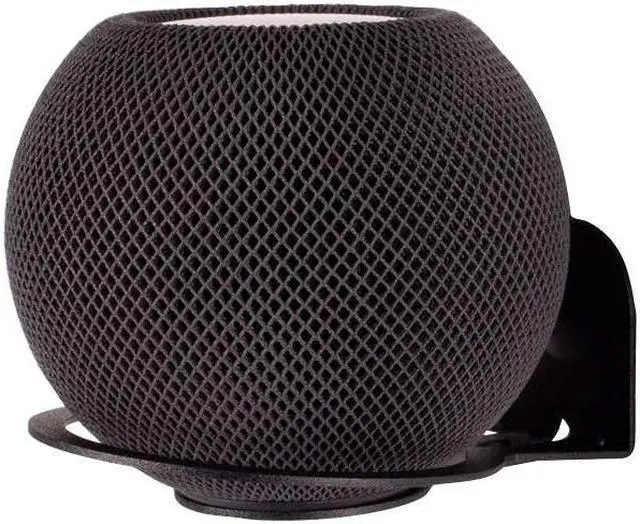 Main image of RackSolutions Black HomeBase Wall Mount for Apple HomePod Mini  Easy, Fully Assembled Mounting Solution