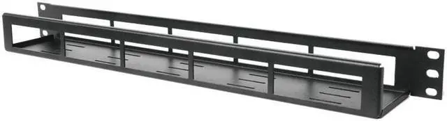 Alt view image 3 of 5 - RackSolutions 1U Horizontal Cable Management Tray (3in Deep) - Efficient Cable Routing and Organization