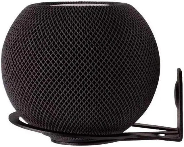 Alt view image 6 of 7 - RackSolutions Black HomeBase Wall Mount for Apple HomePod Mini  Easy, Fully Assembled Mounting Solution