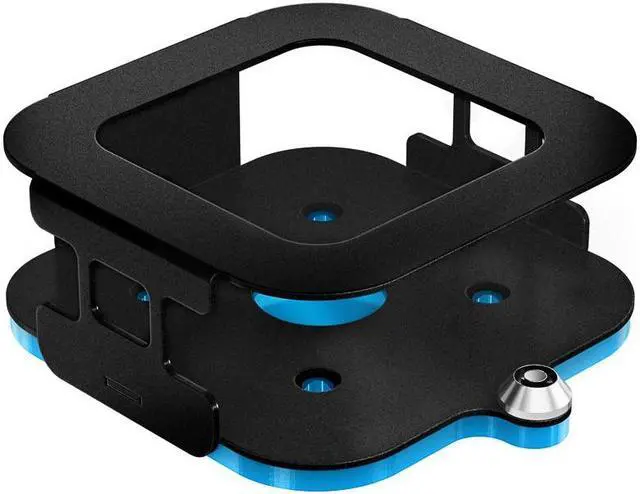 Alt view image 2 of 7 - RackSolutions tvTray Secure Wall Mount for Apple TV 4K (Latest Model)  Black, Fully Assembled, Includes Hardware