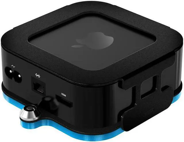Alt view image 7 of 7 - RackSolutions tvTray Secure Wall Mount for Apple TV 4K (Latest Model)  Black, Fully Assembled, Includes Hardware