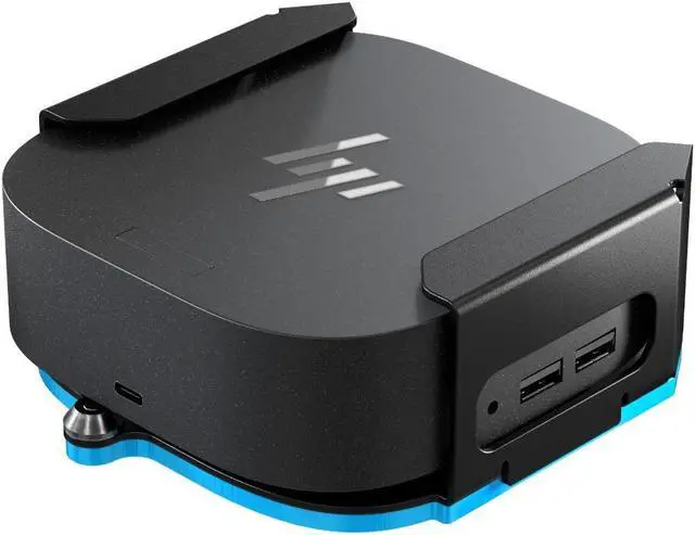 Alt view image 3 of 7 - RackSolutions Secure Wall Mount H51 for HP USB-C Dock G5  Secure & Space-Saving Docking Station Enclosure