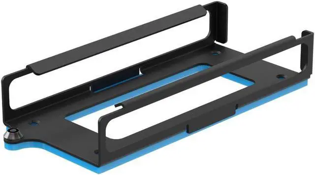 Alt view image 2 of 7 - RackSolutions Secure Wall Mount D05 for Dell Docking Station  Durable 16 GA Steel Enclosure with Barrel Lock, Black Powder Coat Finish, Fully Assembled