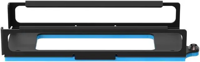 Alt view image 6 of 7 - RackSolutions Secure Wall Mount D05 for Dell Docking Station  Durable 16 GA Steel Enclosure with Barrel Lock, Black Powder Coat Finish, Fully Assembled