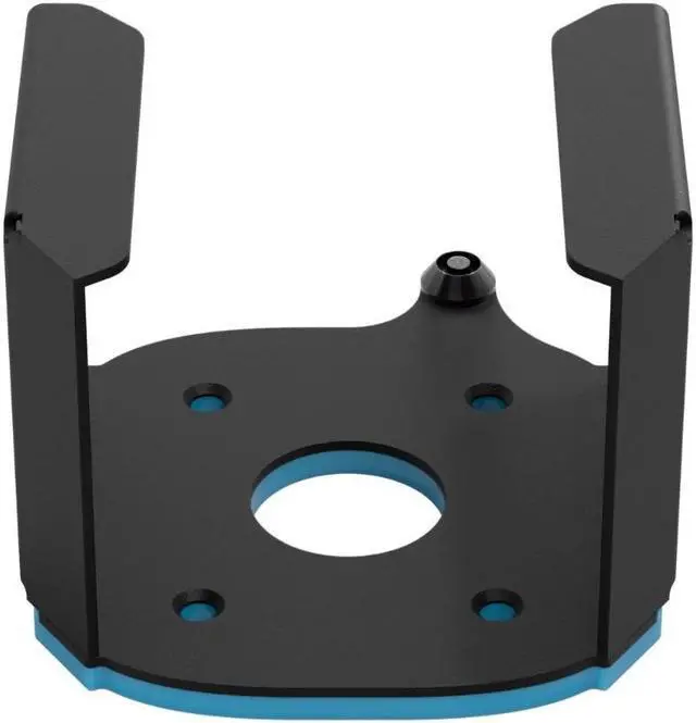 Alt view image 4 of 7 - RackSolutions Secure Wall Mount H07 for HP ThunderBolt G4 Docking Station  16 GA Steel Enclosure with Barrel Lock, Black Powder Coat Finish, Fully Assembled