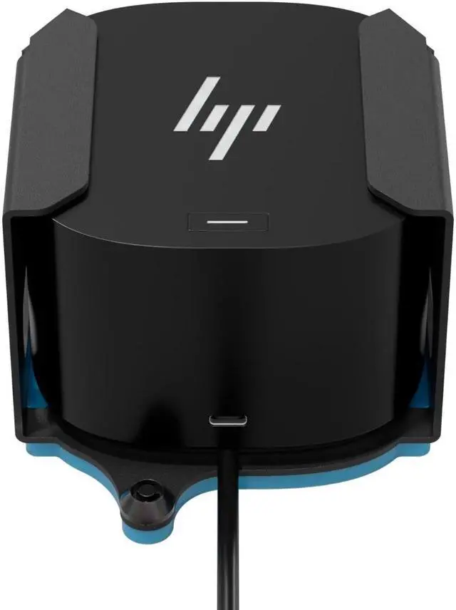 Alt view image 5 of 7 - RackSolutions Secure Wall Mount H07 for HP ThunderBolt G4 Docking Station  16 GA Steel Enclosure with Barrel Lock, Black Powder Coat Finish, Fully Assembled