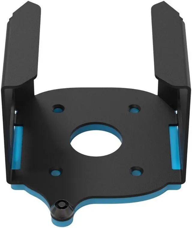 Alt view image 6 of 7 - RackSolutions Secure Wall Mount H07 for HP ThunderBolt G4 Docking Station  16 GA Steel Enclosure with Barrel Lock, Black Powder Coat Finish, Fully Assembled