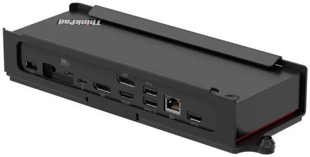 Alt view image 7 of 7 - RackSolutions Secure Wall Mount L09 for Lenovo Thunderbolt 4 Docking Station  Durable, Lockable Enclosure for Professional Installations
