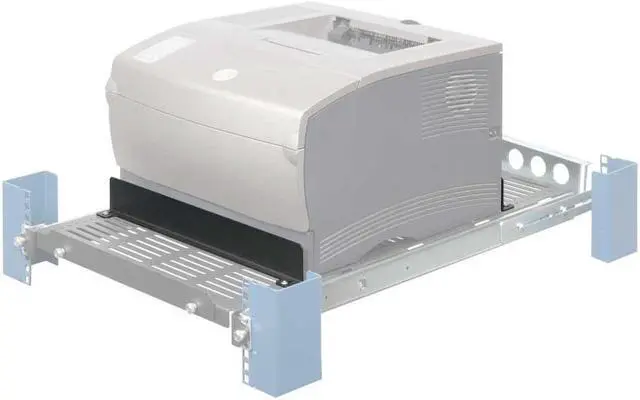Alt view image 2 of 3 - RackSolutions Shelf Stop Bracket 2.0in (H) 2-Pack - Prevent Equipment Shifting, Fits 115 Sliding Equipment Shelf