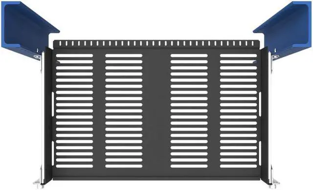 Alt view image 6 of 8 - RackSolutions 1U Sliding 2Post Cantilever Shelf - 10" Depth, Space-Saving Shelf