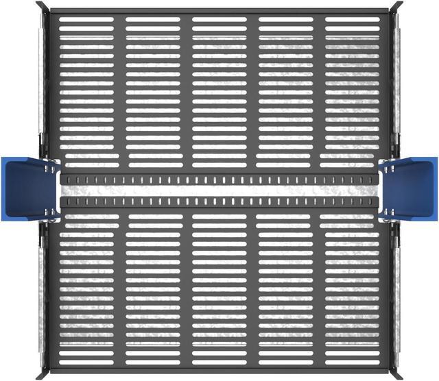 Alt view image 5 of 5 - RackSolutions 1U Dual Dry Slide 2Post Center Mount Shelf - Sliding Shelves for IT Equipment, 40lb Capacity, Compatible with 3" Uprights